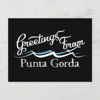 Punta Gorda Water Waves Postcard