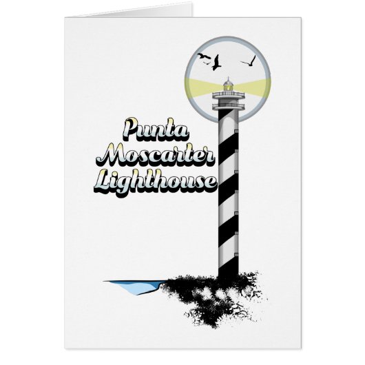 Punta Moscarter Lighthouse Cards (Front)