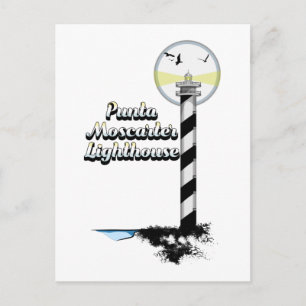 Punta Moscarter Lighthouse Postcard