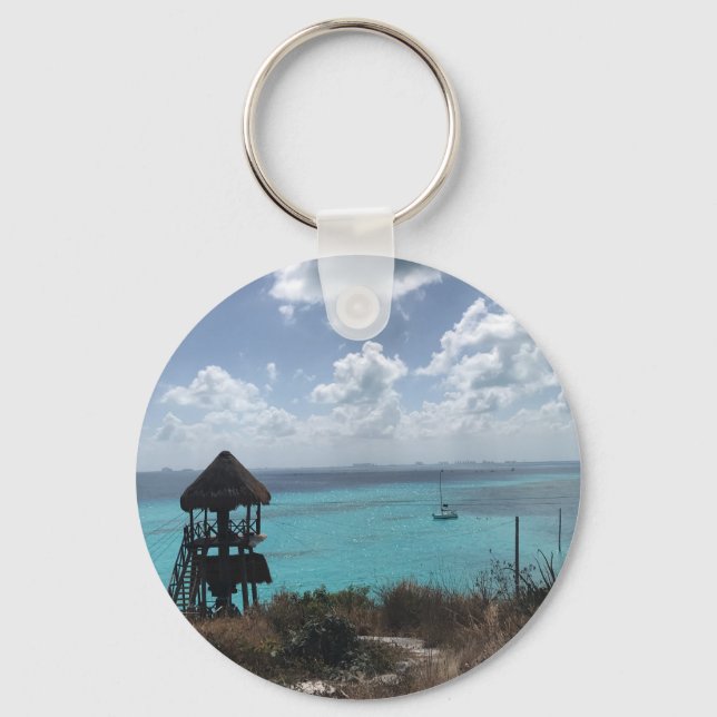 Punta Sur, Isla Mujeres, Mexico Keychain (Front)