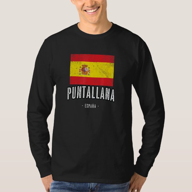 Puntallana Spain ES Flag City - Bandera Ropa - T-Shirt (Front)