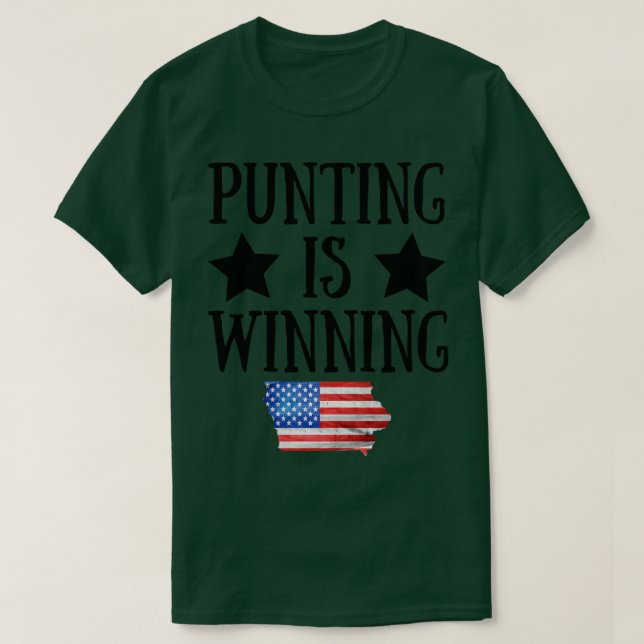 punting is winning iowa T-Shirt (Design Front)