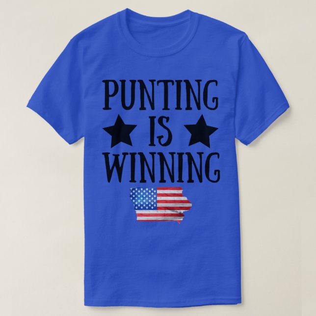 punting is winning iowa T-Shirt (Design Front)