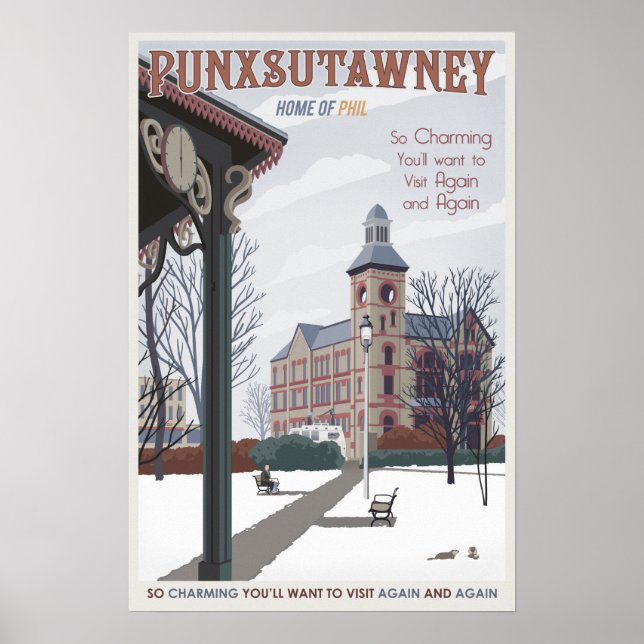 Punxsutawney, Pennsylvania Poster (Front)