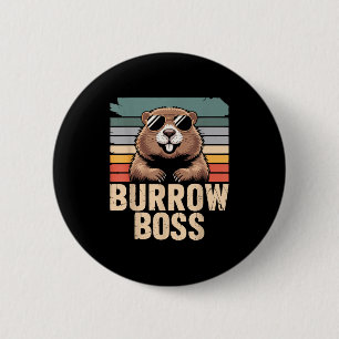 Punxy Phils Groundhog Day Costume February 2nd Bur Button