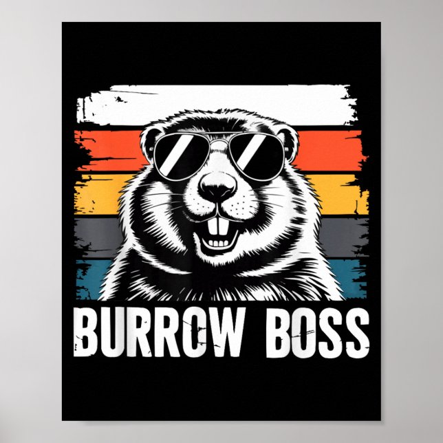 Punxy Phils Groundhog Day Costume February 2nd Bur Poster (Front)