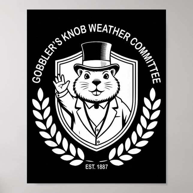 Punxy Phils Groundhog Day Costume February 2nd Wea Poster (Front)