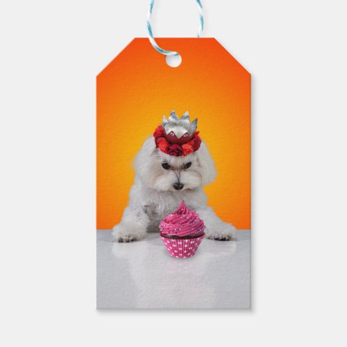 Pup and Cupcake Gift Tag