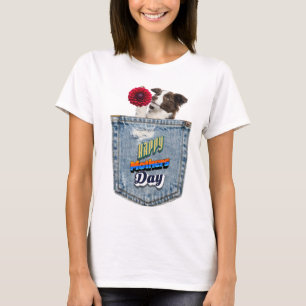 Pup in pocket tee