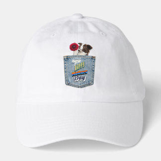 Pup in pocket tee hat