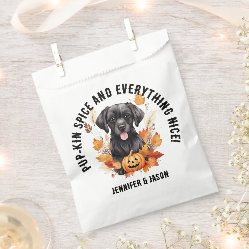 Pup_kin spice and everything nice Halloween Favor Bag