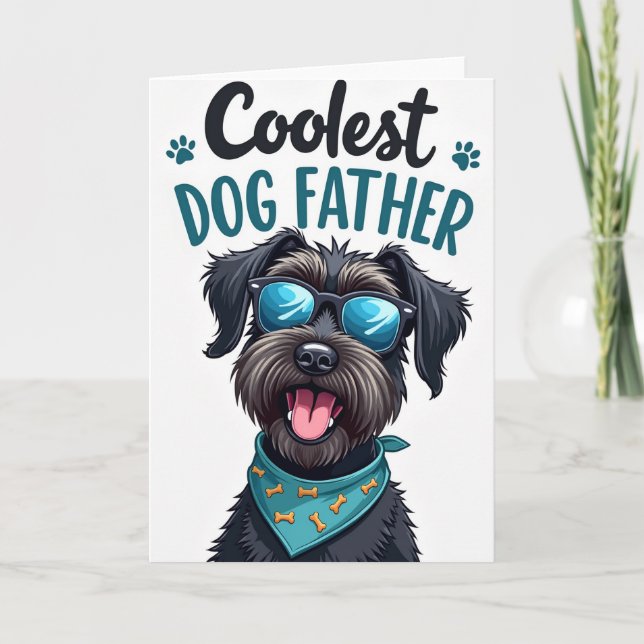 Pup Loving Fathers Day Card (Front)