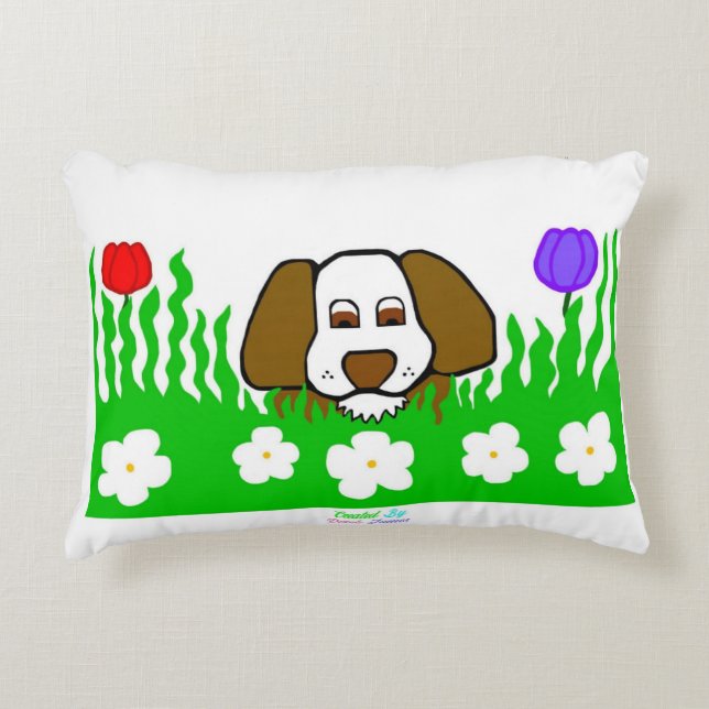 Pup N Play Accent Pillow (Front)