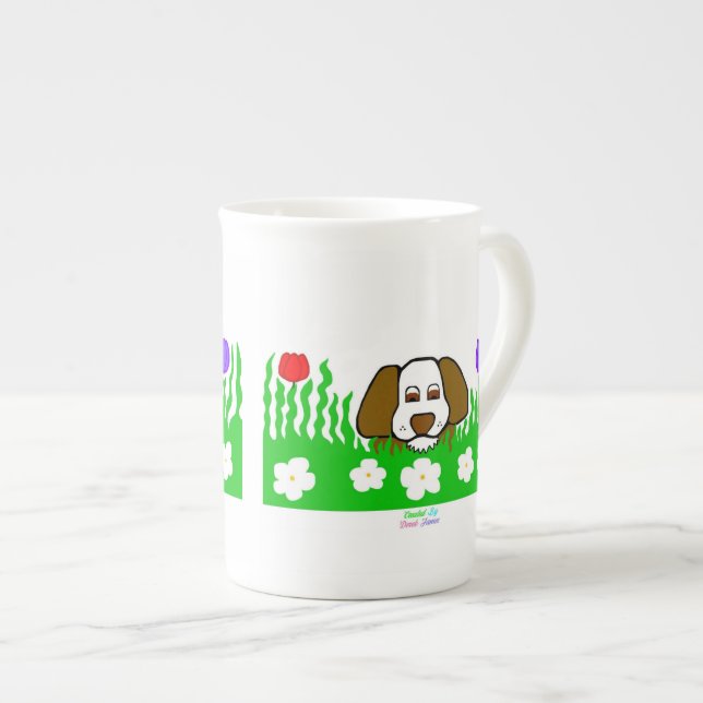 Pup N Play Bone China Mug (Front Right)