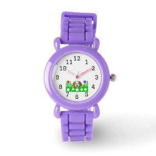Pup N Play Kids Purple Silicone Watch