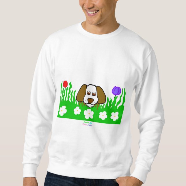 Pup N Play Men's Sweatshirt (Front)