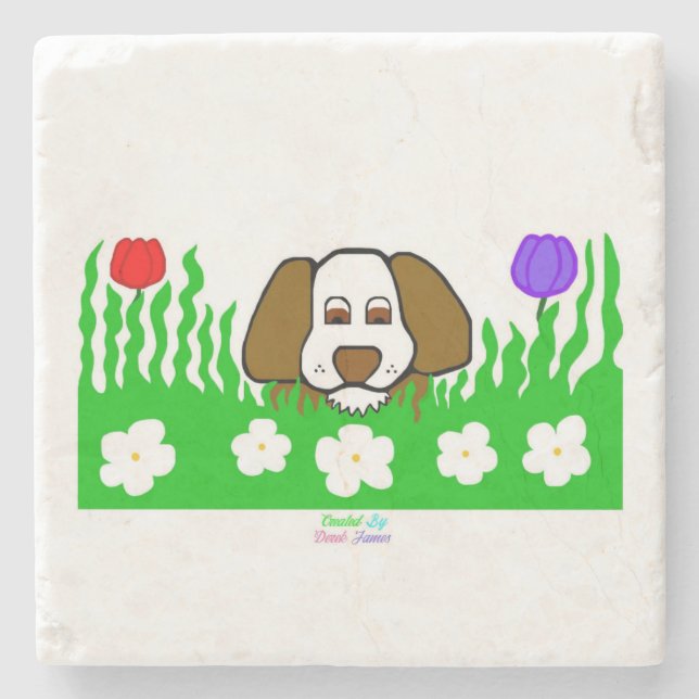 Pup N Play Stone Coaster (Front)
