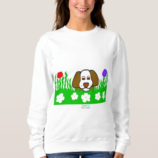 Pup N Play Women's Sweatshirt (Front)