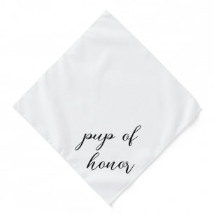 Pup Of Honor Dog Bandana
