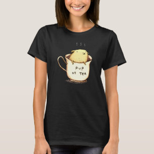 Pup Of Tea Beauteaful Tea Design T-Shirt