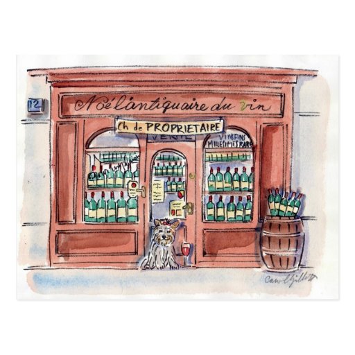 Pup on rue Malar, Paris Postcard | Zazzle