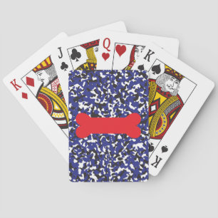 Pup Pride Inspired Camo Design Classic Playing Car Poker Cards