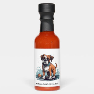 PupArt Design Boxer Briefs - Funny Dog Graphic  Hot Sauces