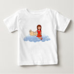 Pupeye & Diana Floating on Clouds  Baby T-Shirt