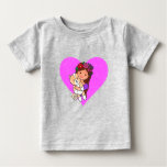Pupeye & Diana Heart Baby T-Shirt