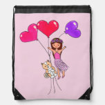 Pupeye & Diana Heart Balloons Backpack