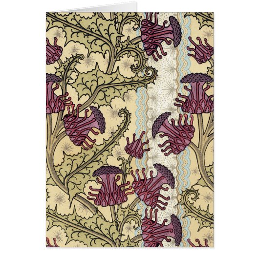 Puple Flowers Cards (Front)