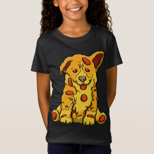 Pupperoni Pizza Love Funny Women Dog Lovers Puppy T_Shirt