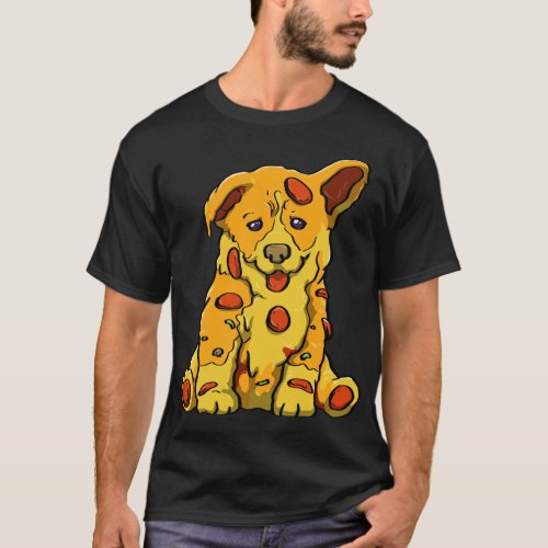 Pupperoni Pizza Love Funny Women Dog Lovers Puppy T_Shirt