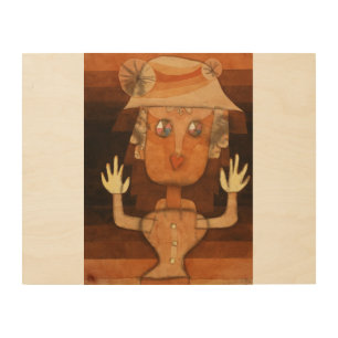 Puppet by Paul Klee Wood Wall Art