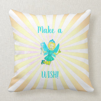 Puppet Fairy Throw Pillow