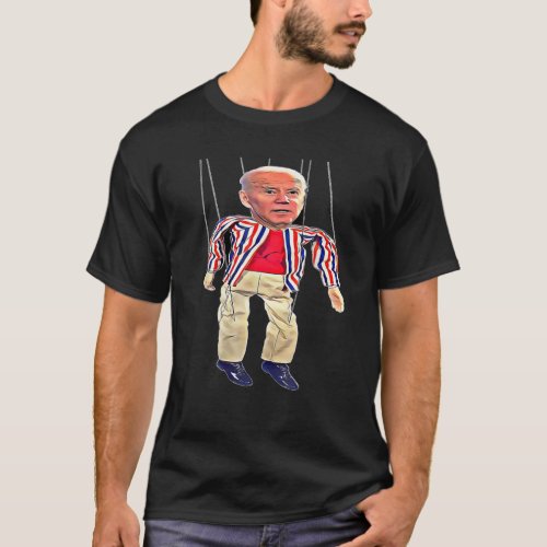 Puppet Game Anti Against Joe Biden Pro Trump Pro A T_Shirt