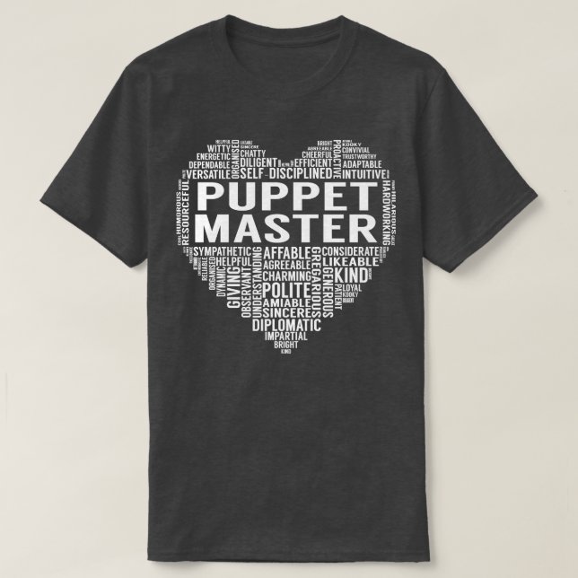 Puppet Master Heart T-Shirt (Design Front)