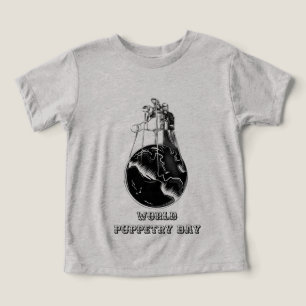 Puppet Master of the World T-Shirt  Toddler T-shirt