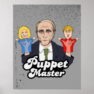 Puppet Master Putin Poster