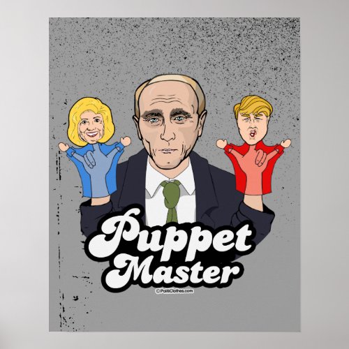 Puppet Master Putin Poster