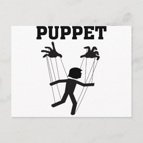 puppet postcard