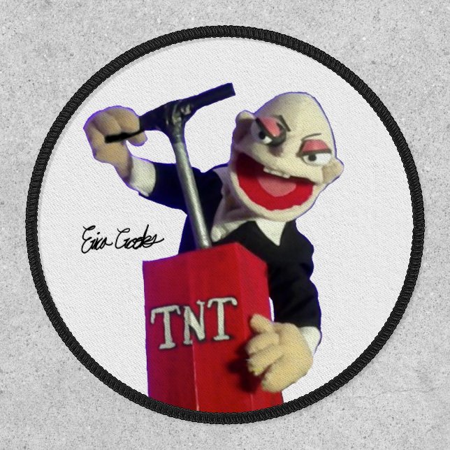 Puppet punk with TNT plunger Patch (Front)