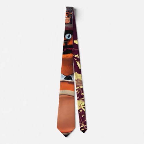 Puppet Pupper Drummer Neck Tie