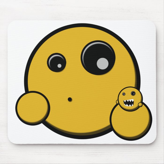 Puppet Rawr Smiley Mousepad