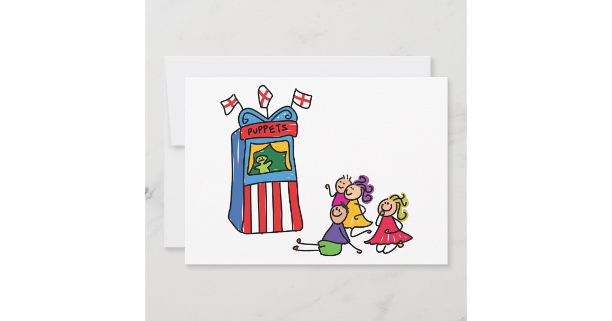 Puppet Show Invitations Zazzle