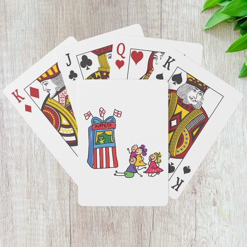 Puppet Show Playing Cards