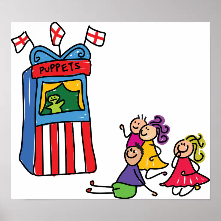 punch and judy clipart school