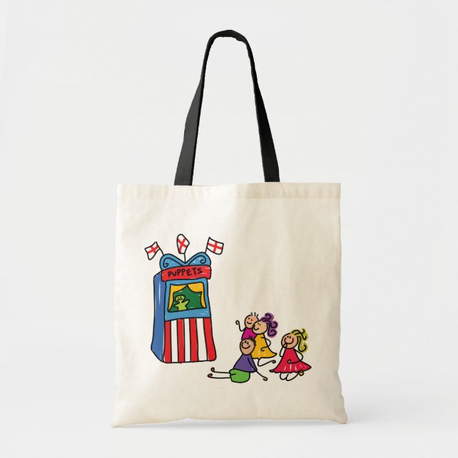 Puppet Show Tote Bag (Front)