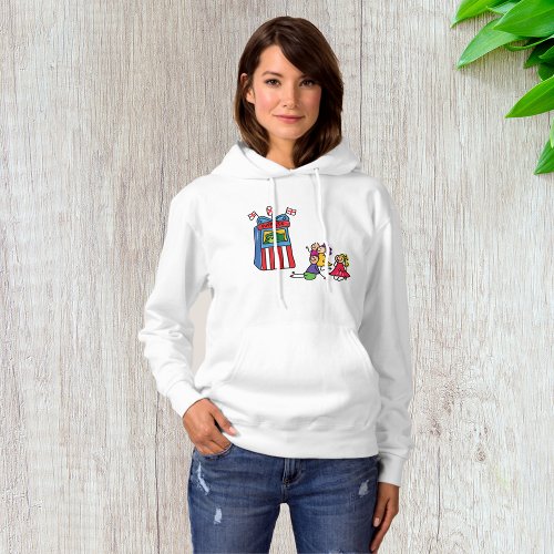 Puppet Show Womens Hoodie