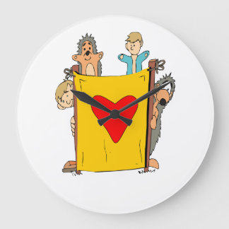 puppet theater large clock